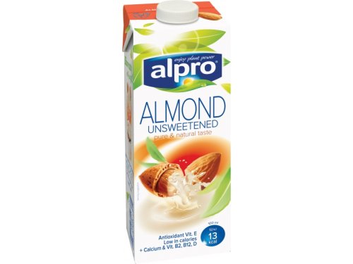 Alpro almond milk - guide to milk alternatives