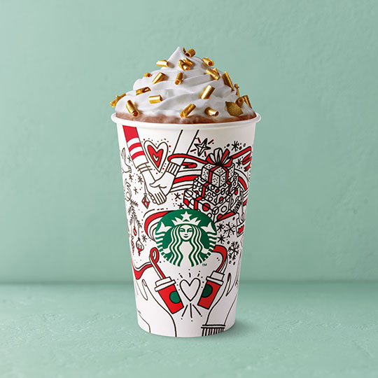Festive drinks 2017 - Starbucks Fudge Hot Chocolate