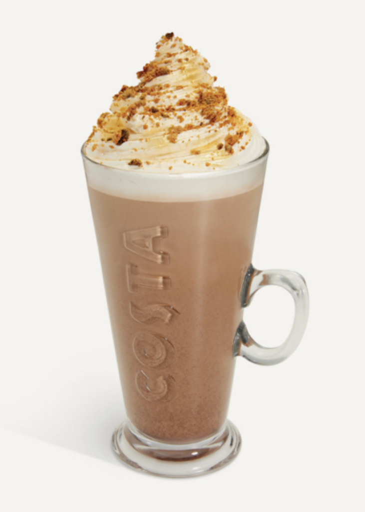 how many calories in a costa soya latte