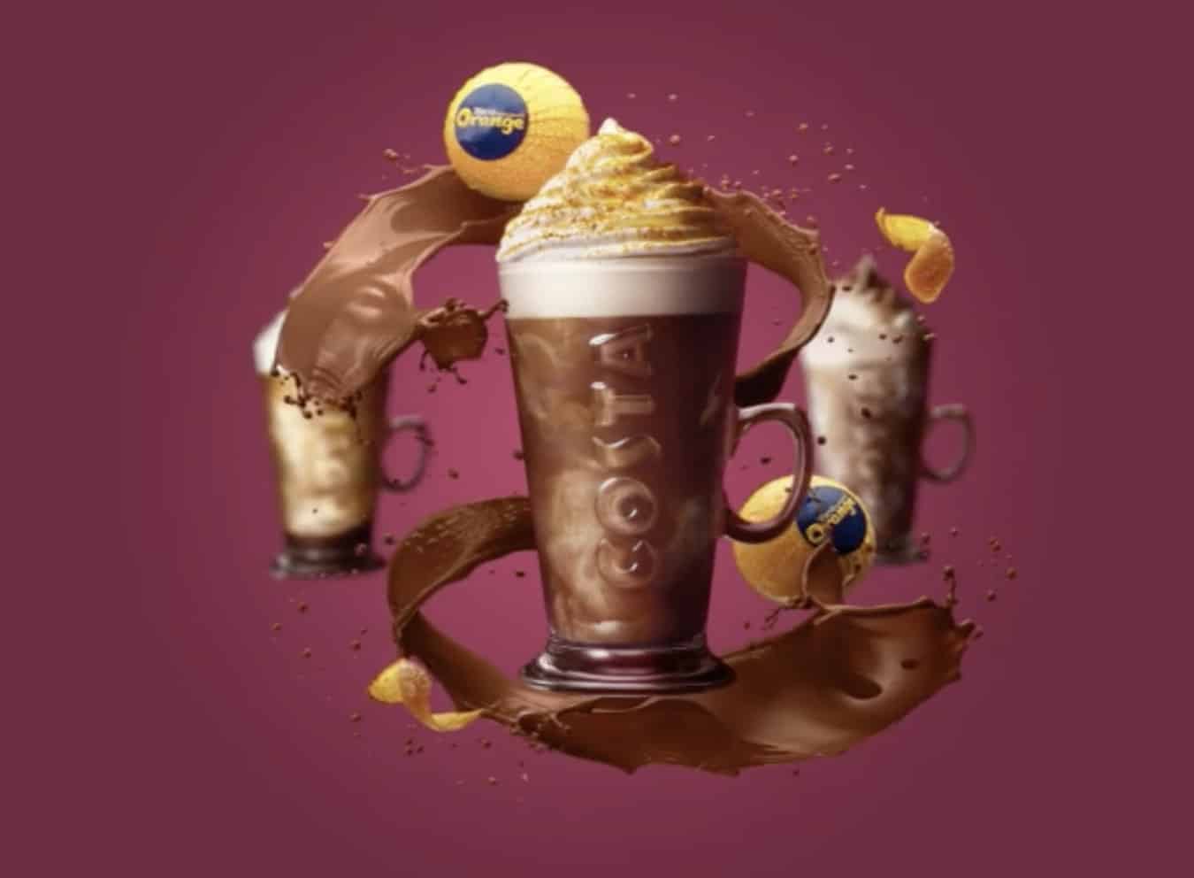 costa christmas drinks calories